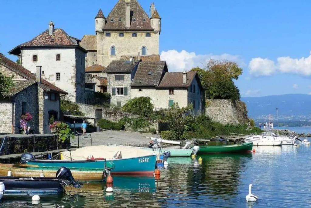 Jolie Vue Au Calme Apartman Évian-les-Bains Kültér fotó
